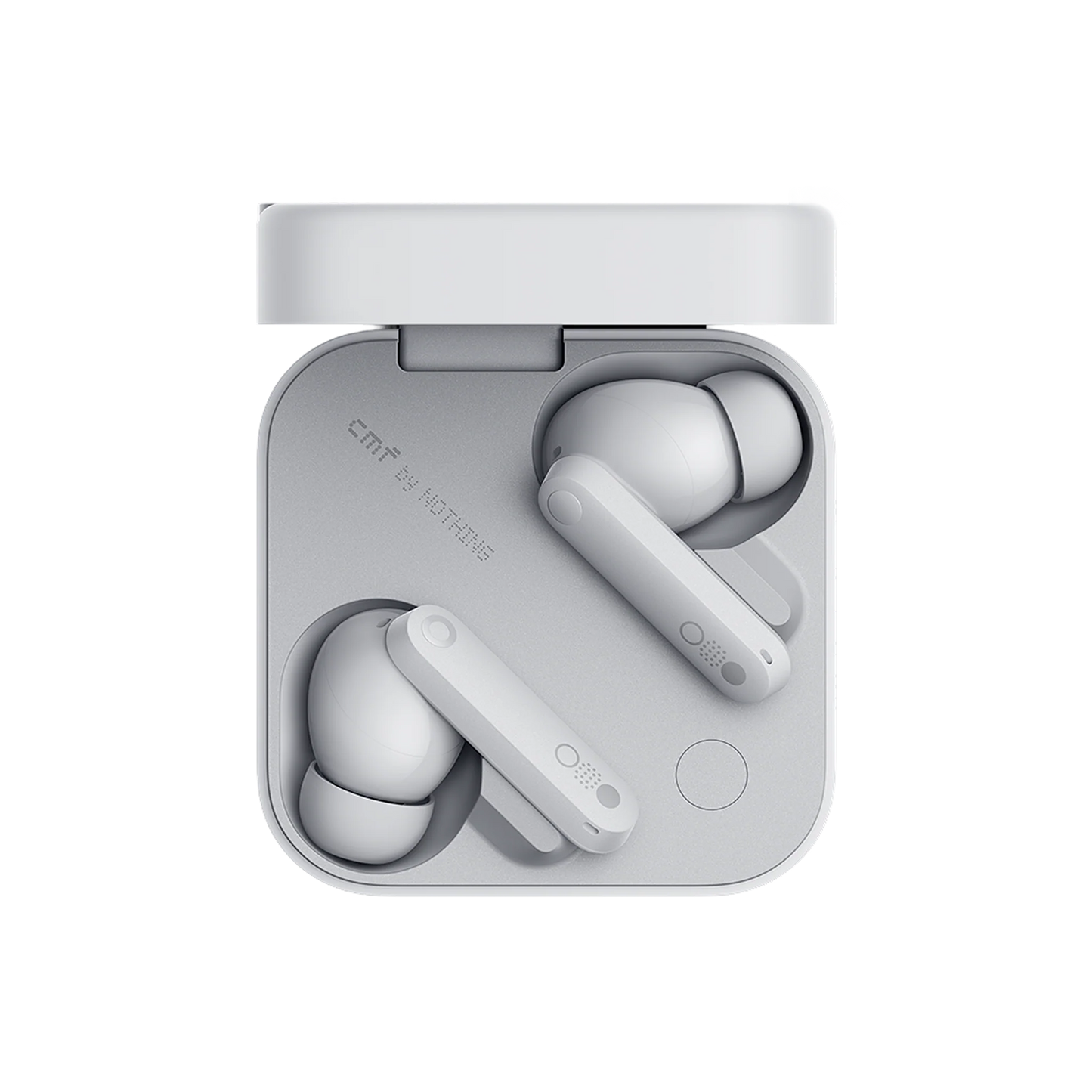 CMF by Nothing Wireless Earbuds with 50 dB Active Noise Cancellation, Hi-Res + LDAC Audio, Smart Dial, Dual Drivers, In-Ear (Dark Grey, Orange, Light Grey)