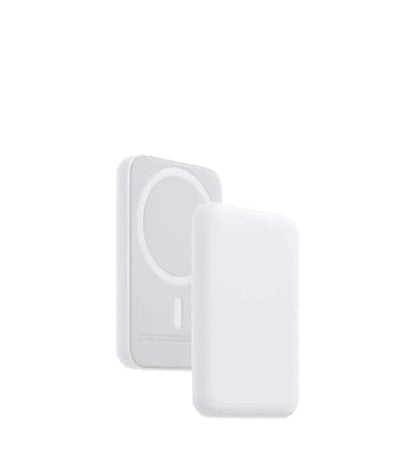 MagSafe Battery Pack – Magnetic Wireless Power Bank for iPhone with Fast Charging, Slim & Portable Design (White)