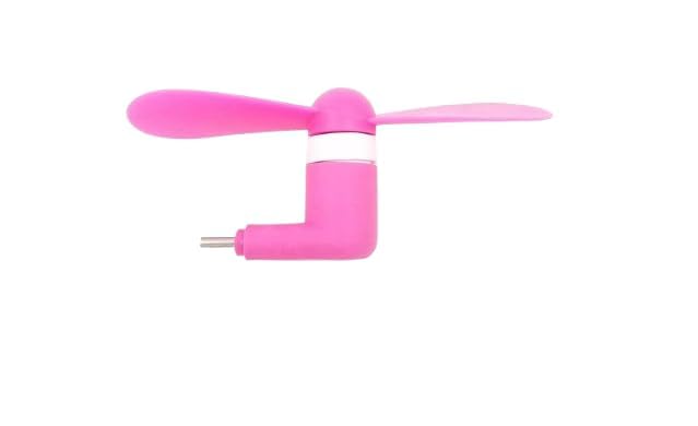 Mini Type-C USB Portable Fan – Compact & Lightweight Cooling Solution (White, Blue, Pink, Green, Black, Orange)
