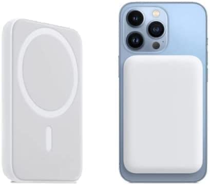 MagSafe Battery Pack – Magnetic Wireless Power Bank for iPhone with Fast Charging, Slim & Portable Design (White)