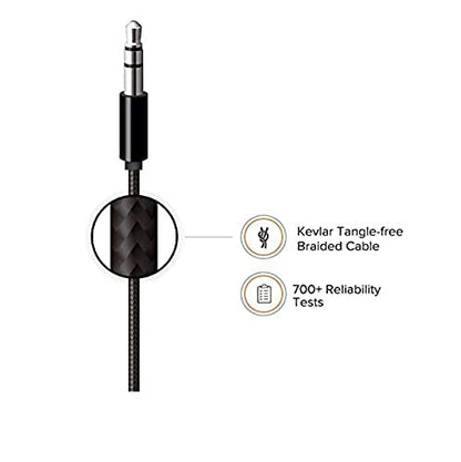 Universal 3.5mm Jack Wired Headphones with Mic – Strong Bass In‑Ear Earphones for All Smartphones (White, Black)