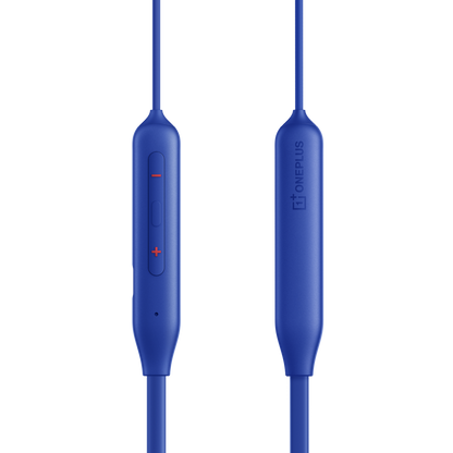 OnePlus Bullets Z2 Wireless Bluetooth Neckband Earphones with Mic – Bombastic Bass, 12.4mm Drivers, 10-Min Quick Charge, 20H Music, 30H Battery (Beam Blue)