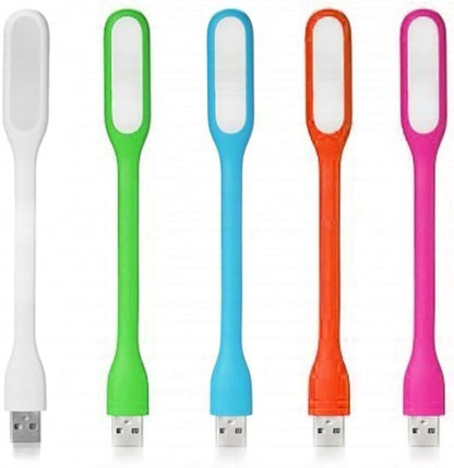 Flexible USB LED Light – Bendable & Portable Lighting for Laptop, Power Bank, PC, or Desk (Blue, White, Green, Orange, Pink)