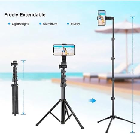NP2588 72-Inch Tripod with Monopod – Versatile, Easy-to-Use Tripod for Indoor & Outdoor Photo and Video Recording (Black)