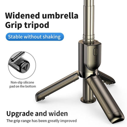 R1s 3-in-1 Professional Selfie Stick & Portable Tripod Stand for Mobile Phones – Perfect for Vlogging, Travel and YouTube – Compatible with All Smartphones (70 cm, Black)