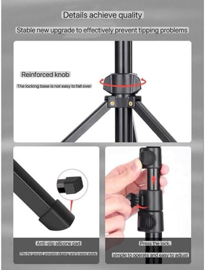 NP2588 72-Inch Tripod with Monopod – Versatile, Easy-to-Use Tripod for Indoor & Outdoor Photo and Video Recording (Black)