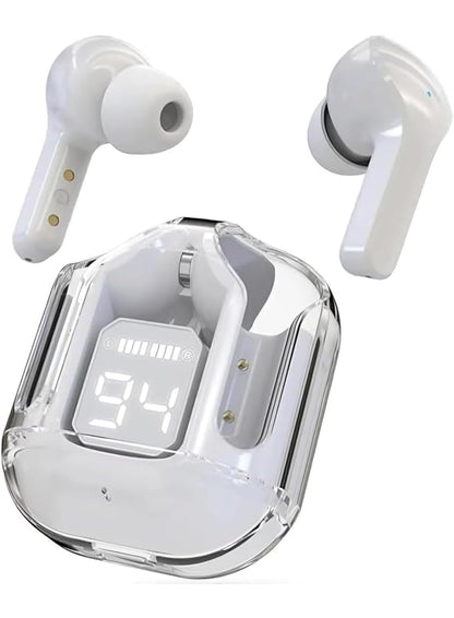 Ultrapods Max TWS Wireless Earbuds – ANC, Bluetooth 5.3, 24H Playtime, Gaming Mode, Built-in HD Mic (Black, White, Blue, Pink, Green)