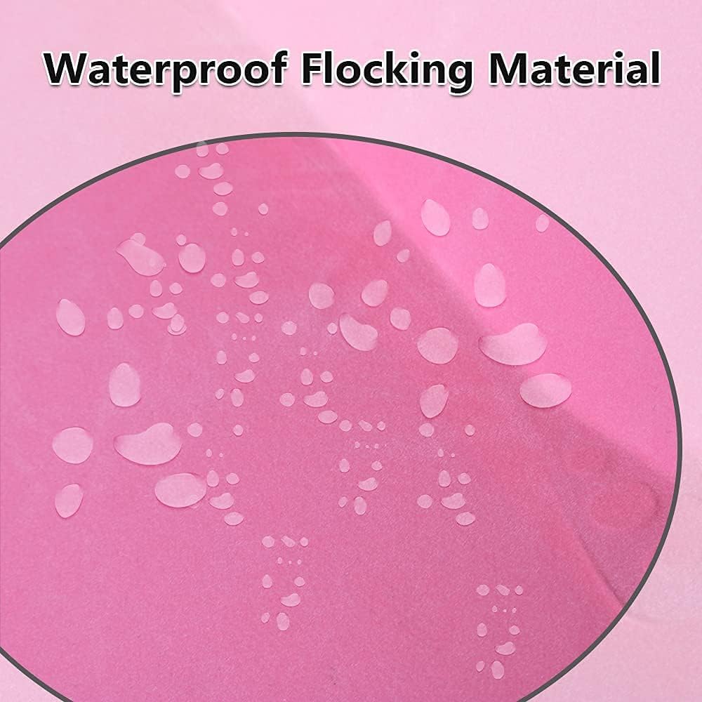 Inflatable Single Air Sofa with Electric Pump – Comfortable Portable Lounger Couch for Indoor, Outdoor & Beach Use (Pink)