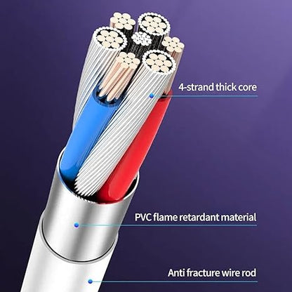 USB-C Data and Charging Cable (White)