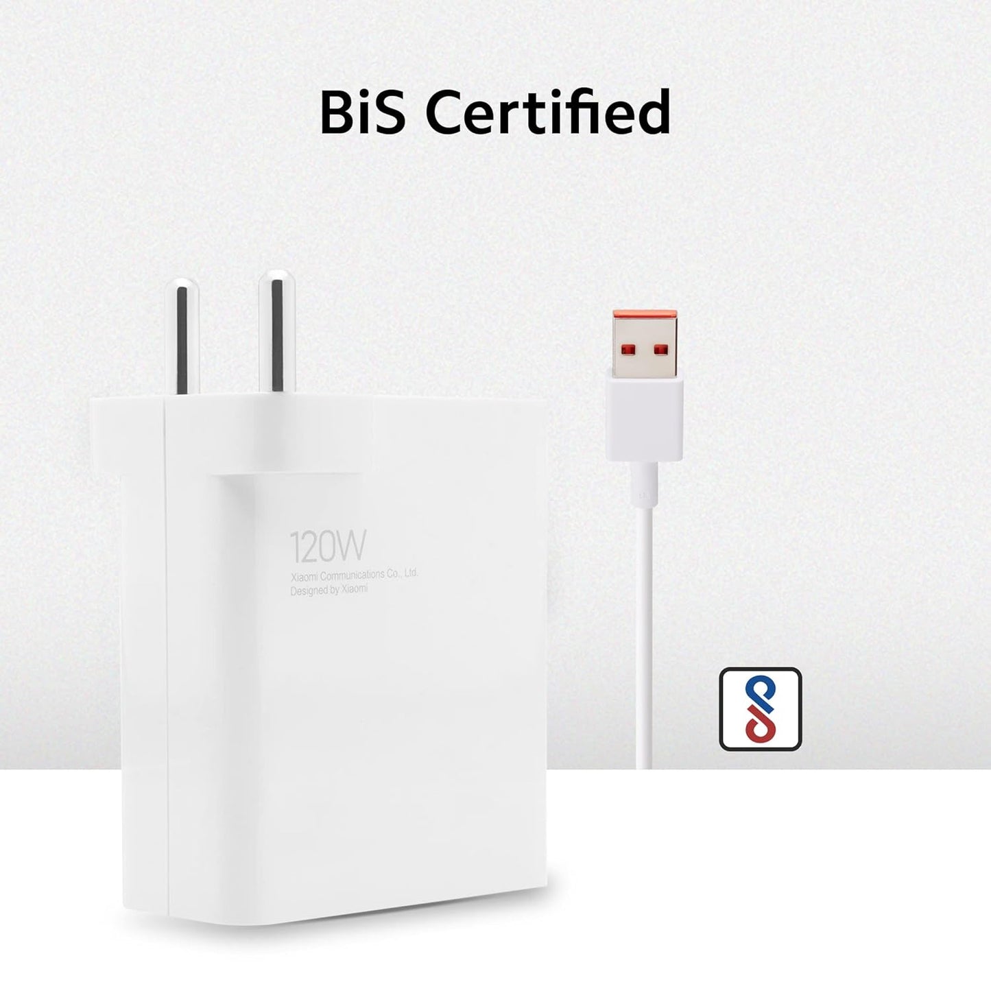 Xiaomi 120W HyperCharge Adapter Combo with USB-C Cable (White)
