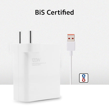 Xiaomi 120W HyperCharge Adapter Combo with USB-C Cable (White)