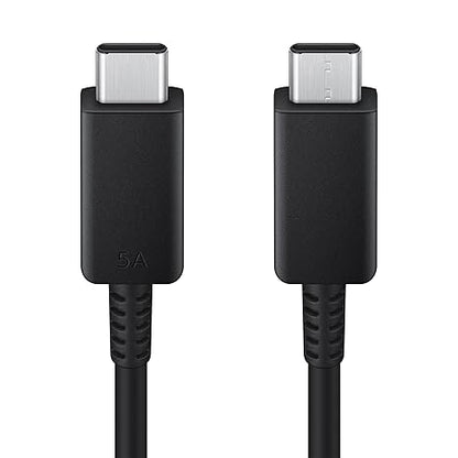 SAMSUNG 5A USB-C to USB-C Fast Charging Cable (Black)