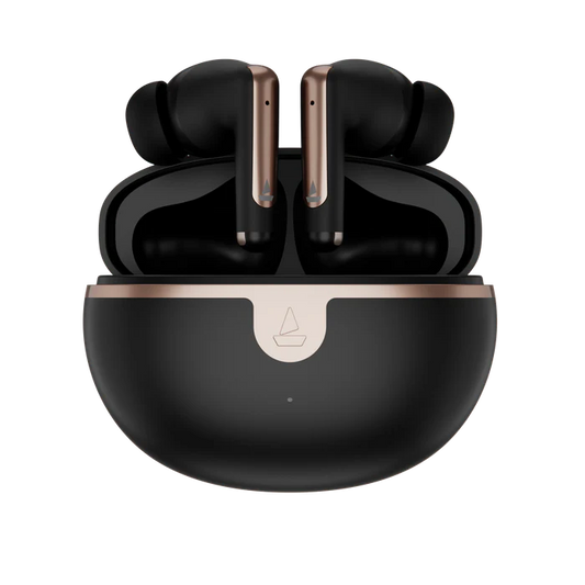 boAt Airdopes 161 ANC Elite Wireless Earbuds with Active Noise Cancellation up to 32dB, ENx Technology, BEAST Mode, Bluetooth Earbuds (Black)