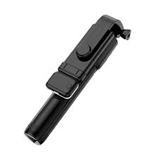 R1s 3-in-1 Professional Selfie Stick & Portable Tripod Stand for Mobile Phones – Perfect for Vlogging, Travel and YouTube – Compatible with All Smartphones (70 cm, Black)