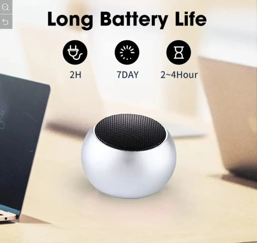 JBL Mini Boost M5 Portable Bluetooth Speaker – Compact Wireless Speaker, High-Quality Sound, Rechargeable Battery, Travel-Friendly (Silver)