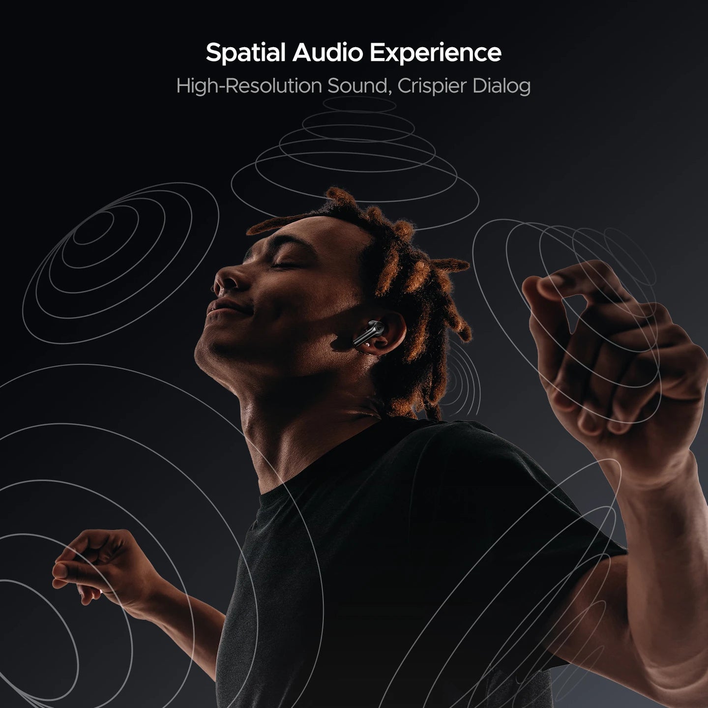 boAt Airdopes 300 Wireless Earbuds with 50 Hours Playback, Quad Mics with AI ENx™ Tech, ASAP™ Charge, Spatial Audio (Black)