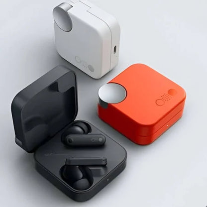 CMF by Nothing Wireless Earbuds with 50 dB Active Noise Cancellation, Hi-Res + LDAC Audio, Smart Dial, Dual Drivers, In-Ear (Dark Grey, Orange, Light Grey)