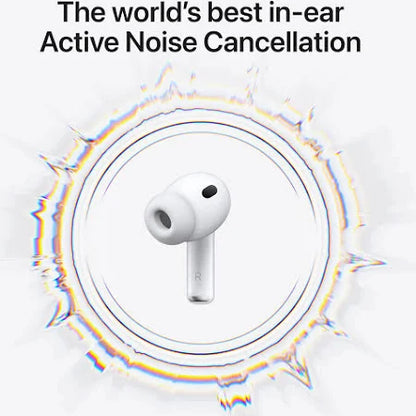 AirPods Wireless Earbuds with Active Noise Cancellation (ANC) – True Wireless Bluetooth Headphones (White)