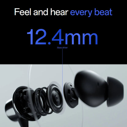 OnePlus Bullets Z2 Wireless Bluetooth Neckband Earphones with Mic – Bombastic Bass, 12.4mm Drivers, 10-Min Quick Charge, 20H Music, 30H Battery (Beam Blue)