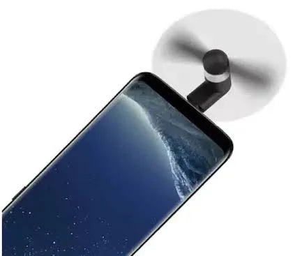 Mini Type-C USB Portable Fan – Compact & Lightweight Cooling Solution (White, Blue, Pink, Green, Black, Orange)