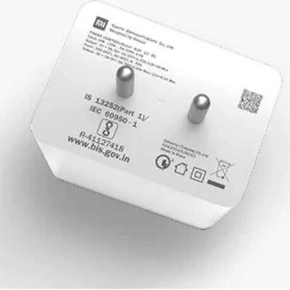 Mi Xiaomi 67W Fast Charger Combo with Qualcomm Quick Charge 3.0 + USB-C 6A Fast Charging Cable – Compatible with Mobile, Laptop & Power Bank (White)