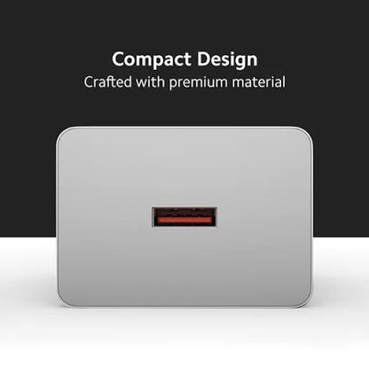 Mi Xiaomi 67W Fast Charger Combo with Qualcomm Quick Charge 3.0 + USB-C 6A Fast Charging Cable – Compatible with Mobile, Laptop & Power Bank (White)