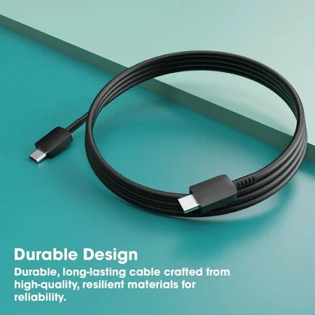 SAMSUNG 5A USB-C to USB-C Fast Charging Cable (Black)