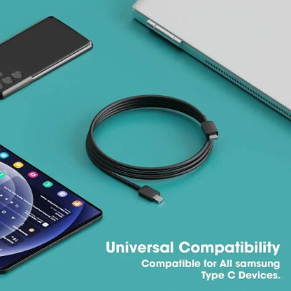 SAMSUNG 5A USB-C to USB-C Fast Charging Cable (Black)