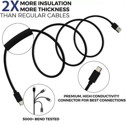 SAMSUNG 5A USB-C to USB-C Fast Charging Cable (Black)