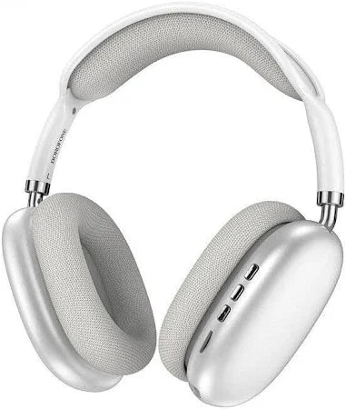 P9 Wireless Bluetooth Over-Ear Headphones – High-Quality Sound & Comfortable Fit (White)