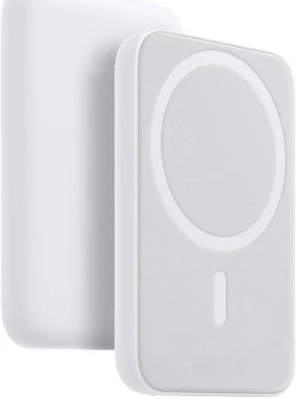 MagSafe Battery Pack – Magnetic Wireless Power Bank for iPhone with Fast Charging, Slim & Portable Design (White)